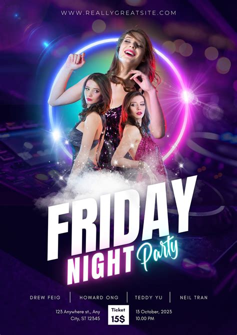 Free printable and customizable club flyer templates .